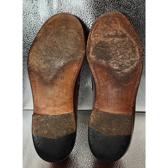 Alden Tassel Loafers 662 Shoes 8AA /B Brown Calfskin Pre-owned See Pictures main image 9